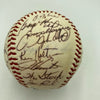 1972 Oakland A's Athletics World Series Champs Team Signed Baseball JSA COA