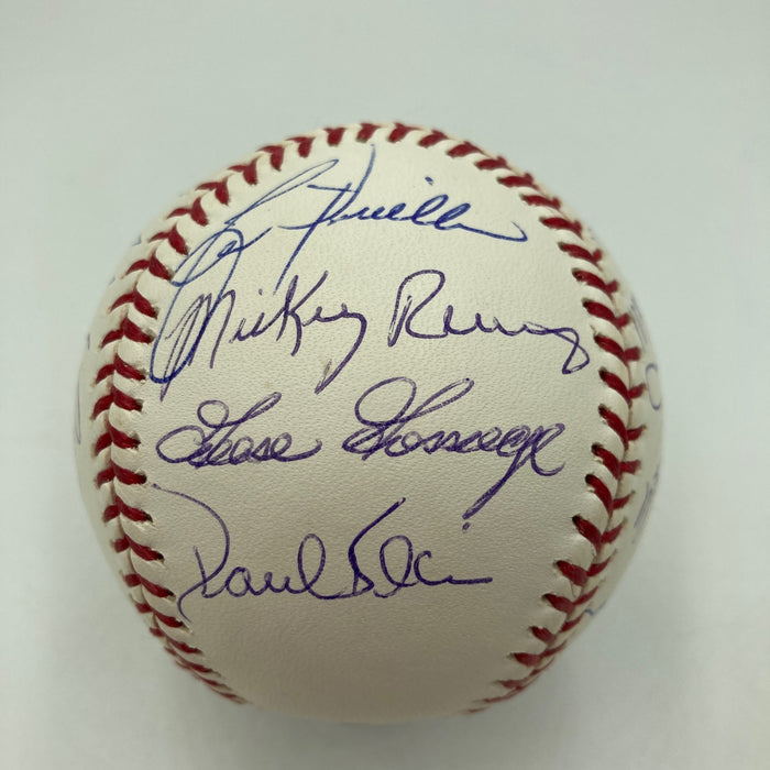 1978 New York Yankees World Series Champs Team Signed W.S. Baseball Steiner JSA