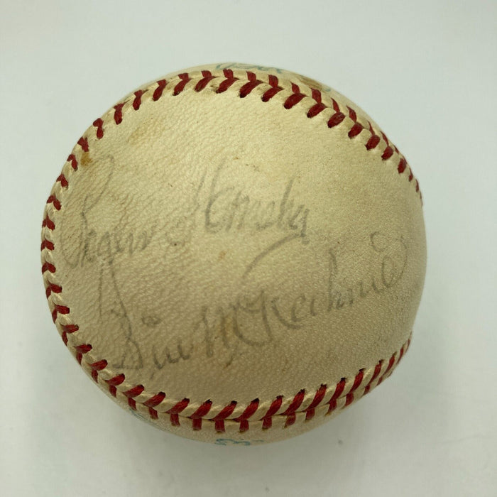 Jackie Robinson 1962 Hall Of Fame Induction Signed Baseball JSA COA