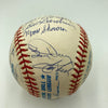1961 New York Yankees World Series Champs Team Signed Baseball Mickey Mantle JSA