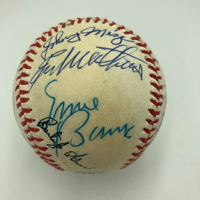 1970's HOF Multi Signed Baseball Lloyd Waner Freddie Lindstrom Musial JSA COA