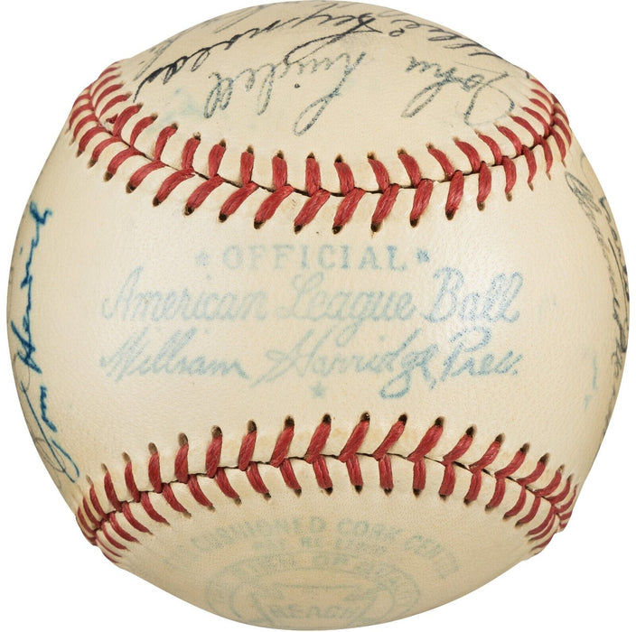 1949 New York Yankees World Series Champs Team Signed Baseball PSA DNA & Beckett