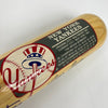 Yogi Berra Phil Rizzuto Whitey Ford New York Yankees Legends Signed Bat JSA COA