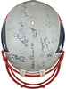 2001 New England Patriots Team Signed Helmet Tom Brady First Super Bowl JSA