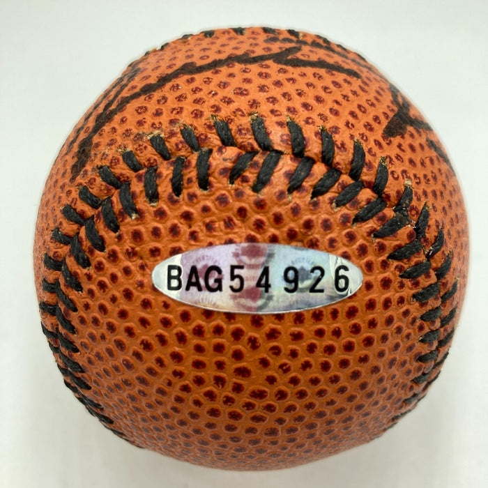 Michael Jordan Signed Nike Basketball Style Baseball Upper Deck UDA PSA Beckett