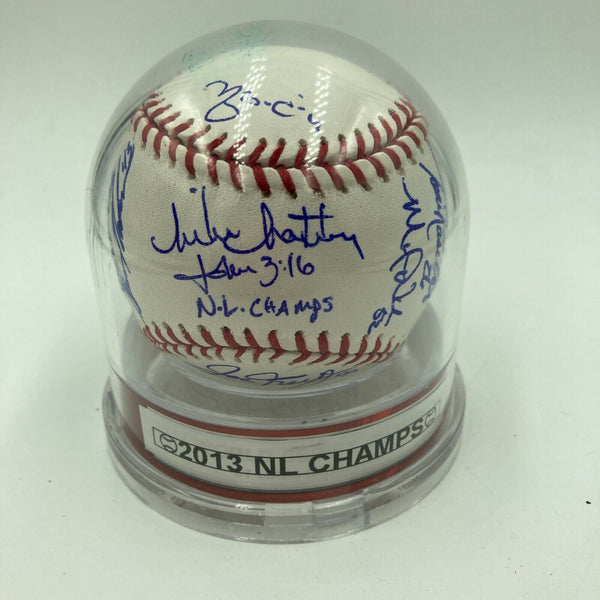 2013 St. Louis Cardinals NL Champs Team Signed World Series Baseball JSA COA