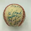 Hall Of Fame Multi Signed Baseball 33 Sigs Hank Aaron JSA COA