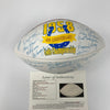 1958 Baltimore Colts NFL Champs Team Signed Football Johnny Unitas JSA COA