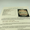 Beautiful 1969 Chicago Cubs Team Signed Major League Baseball Ernie Banks JSA