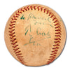 Extraordinary Jim Thorpe & Ty Cobb Signed Autographed 1940s Baseball PSA DNA COA