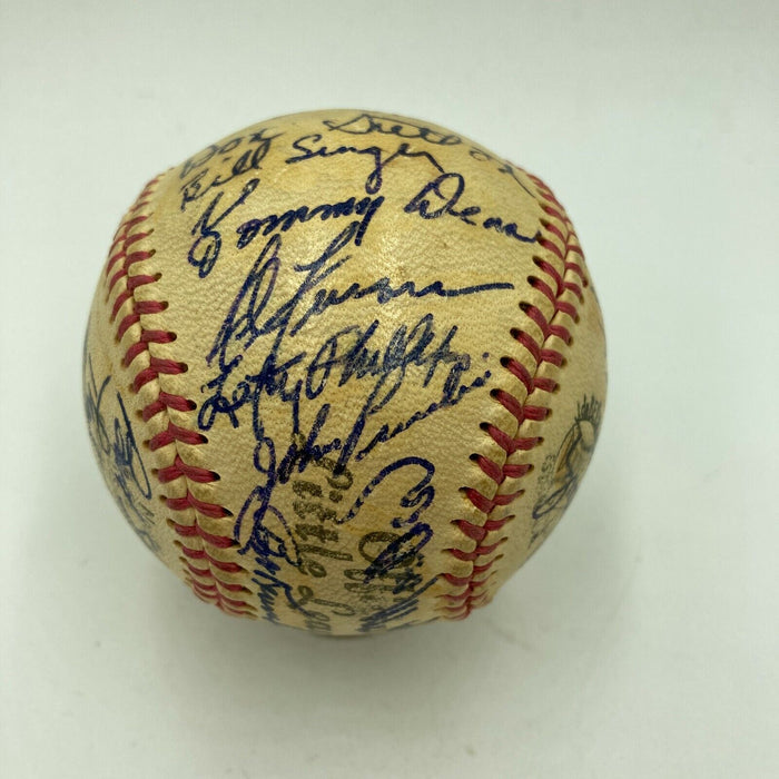 Nice 1966 Los Angeles Dodgers Team Signed Baseball 35 Sigs With JSA COA