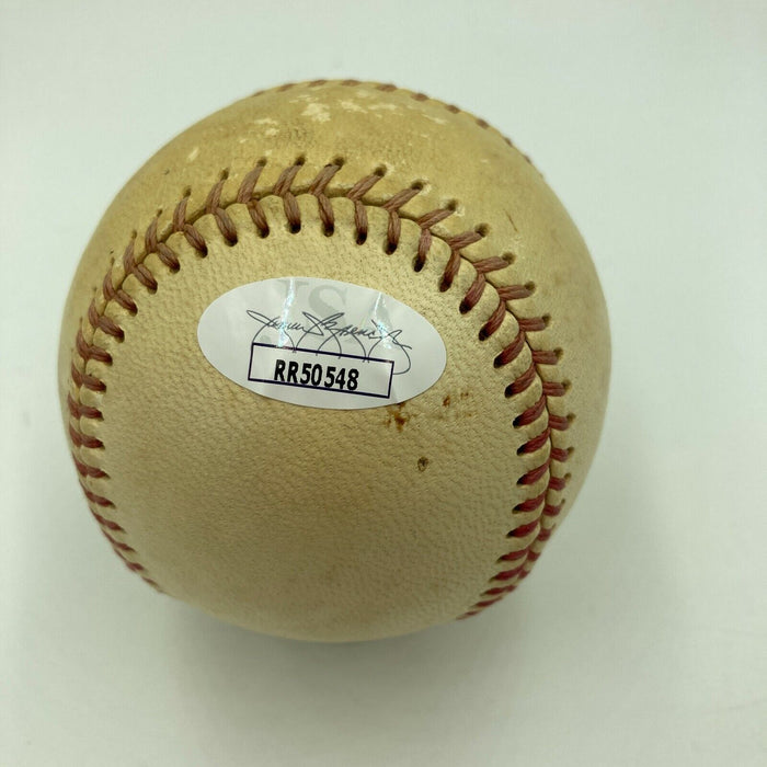 Camilo Pascual Signed Vintage 1960's Baseball JSA COA