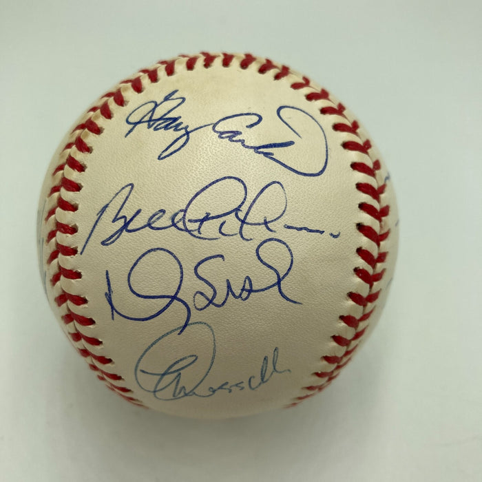 1986 New York Mets World Series Champs Team Signed W.S. Baseball JSA COA