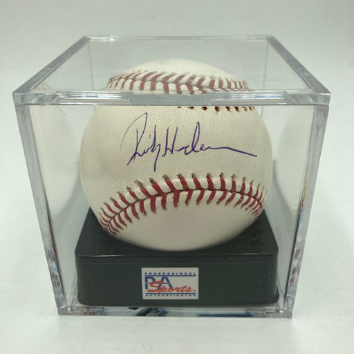 Rickey Henderson Signed Major League Baseball PSA DNA Graded 10 GEM MINT