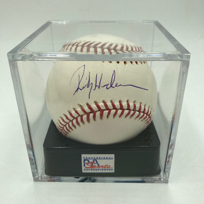 Rickey Henderson Signed Major League Baseball PSA DNA Graded 10 GEM MINT