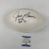 Jim Brown #32 Hall Of Fame 1971 Signed Vintage Wilson NFL Game Football Beckett