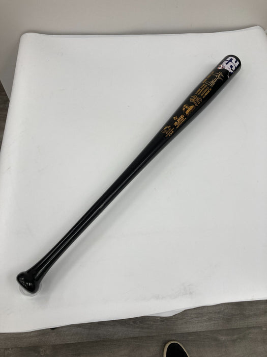 Beautiful Aaron Judge Signed "Captain" STAT Baseball Bat Fanatics Authenticated