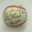 1970's HOF Multi Signed Baseball George Kelly Red Ruffing Stan Musial JSA
