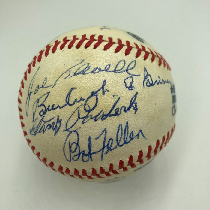 1970's HOF Multi Signed Baseball George Kelly Red Ruffing Stan Musial JSA
