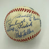 1970's HOF Multi Signed Baseball George Kelly Red Ruffing Stan Musial JSA