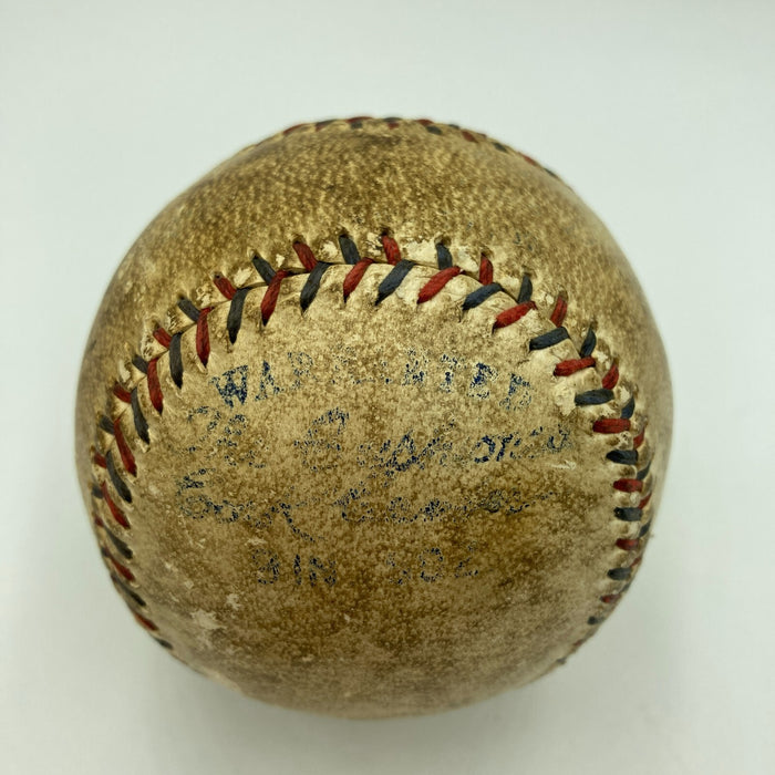 Babe Ruth Single Signed American League Baseball JSA & Beckett COA