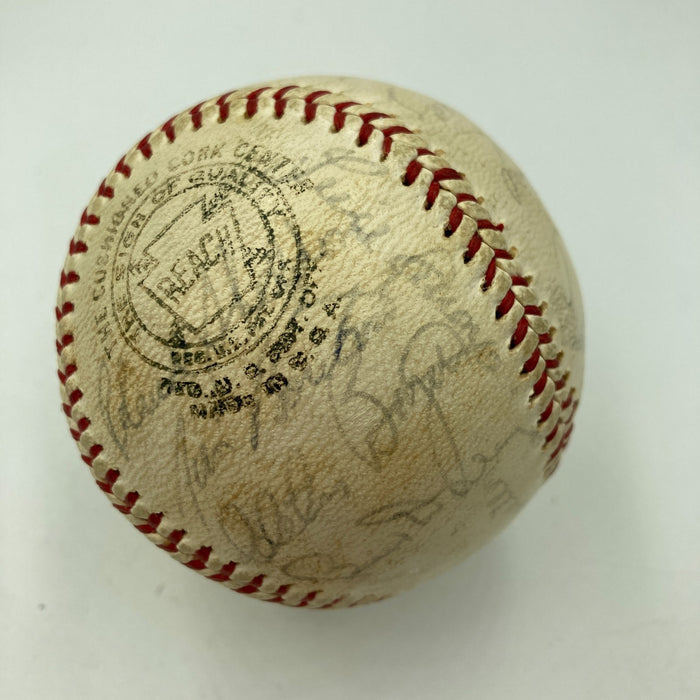1962 New York Yankees W.S. Champs Team Signed Baseball Mickey Mantle JSA COA