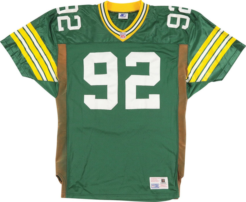Reggie White Signed Green Bay Packers Pro Line Game Model Jersey PSA DNA