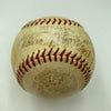1958 New York Yankees World Series Champs Team Signed Baseball JSA COA