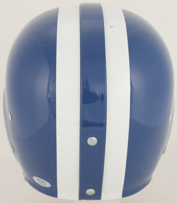 Sonny Jurgensen Signed Authentic Duke Blue Devils Full Size Helmet PSA DNA COA