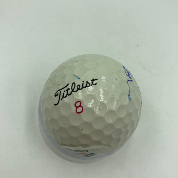 President Bill Clinton Signed Titleist 8 Golf Ball PSA DNA COA