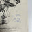 Lee Roy Selmon Signed 1981 Shell Oil Art Print Tampa Bay Bucs 10.75x13.5 JSA COA