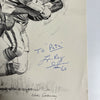 Lee Roy Selmon Signed 1981 Shell Oil Art Print Tampa Bay Bucs 10.75x13.5 JSA COA
