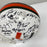 1998 Miami Hurricane Team Signed Game Issued Helmet 41 Sigs PSA DNA COA