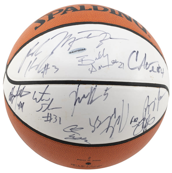 Michael Jordan 2001-02 Washington Wizards Team-Signed Basketball UDA & JSA COA