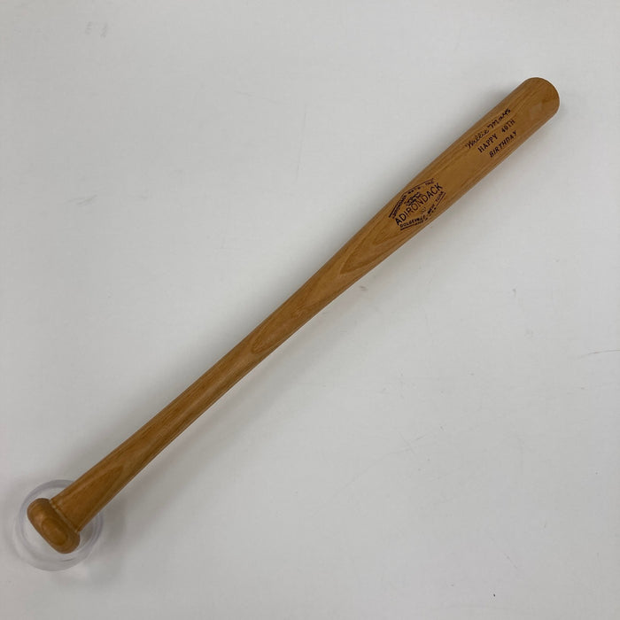 RARE Willie Mays Signed 1971 40th Birthday Mini Baseball Bat JSA COA
