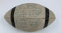 1956 New York Giants NFL Champions Team Signed Football With Mickey Mantle JSA