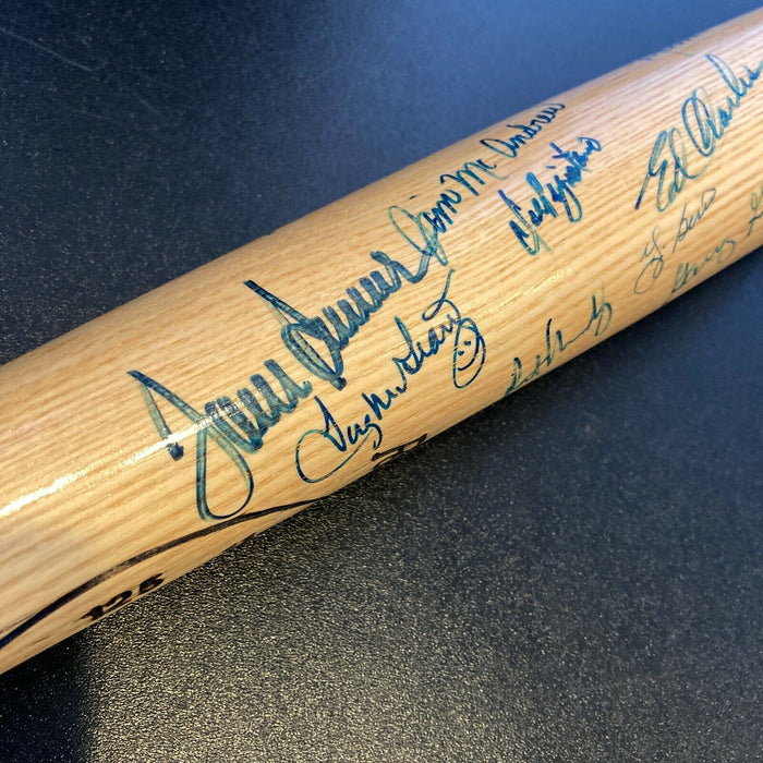 1969 New York Mets World Series Champs Team Signed Bat Nolan Ryan Tom Seaver JSA