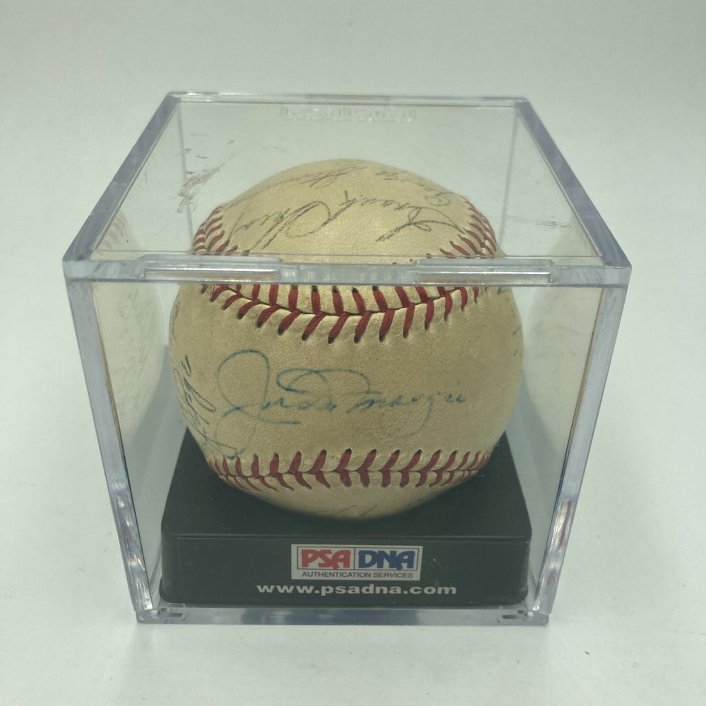 1949 New York Yankees World Series Champs Team Signed Baseball PSA DNA COA