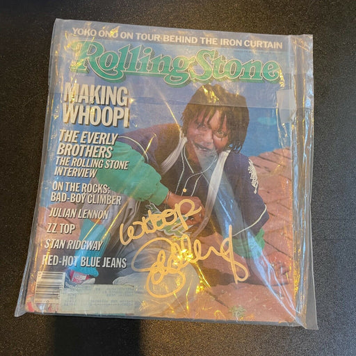 Whoopi Goldberg Signed Autographed Rolling Stones Magazine Movie Star