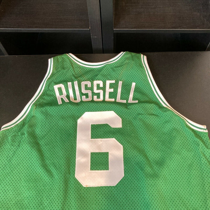 Bill Russell Signed Authentic Boston Celtics Game Used Jersey With JSA COA