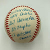 Mike Schmidt Signed Heavily Inscribed Career STAT Baseball Reggie Jackson COA