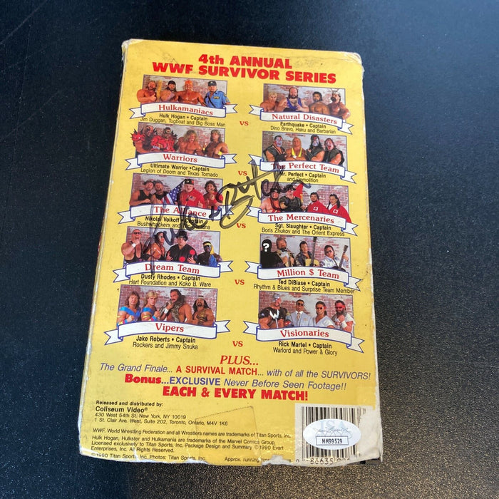 Luke Bushwacker Signed Autographed WWF VHS Movie JSA COA