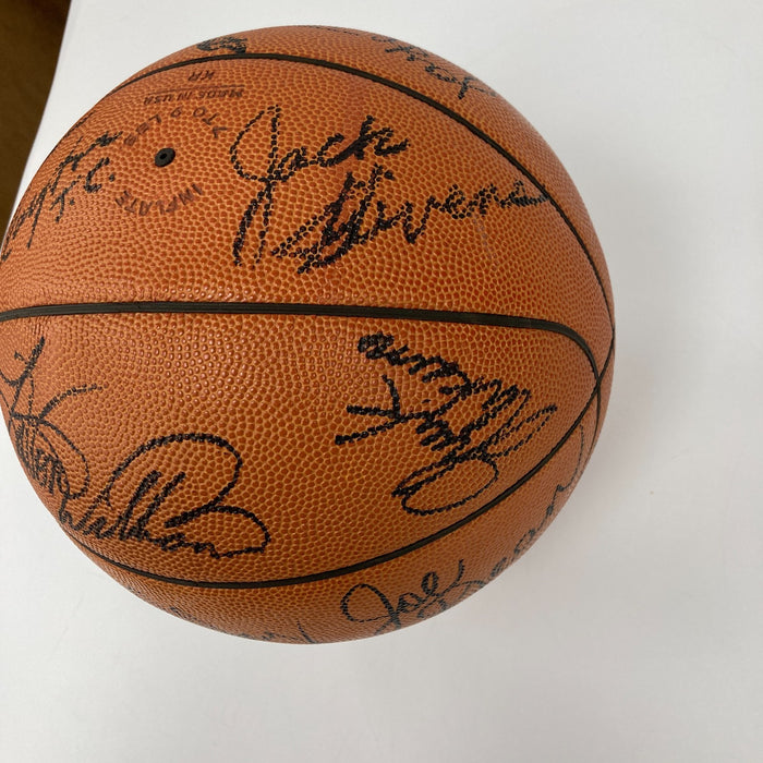 1977-1978 Kentucky Wildcats NCAA Champs Team Signed Basketball JSA COA