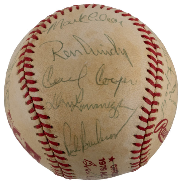 1979 All Star Game Team Signed Baseball Nolan Ryan PSA DNA COA