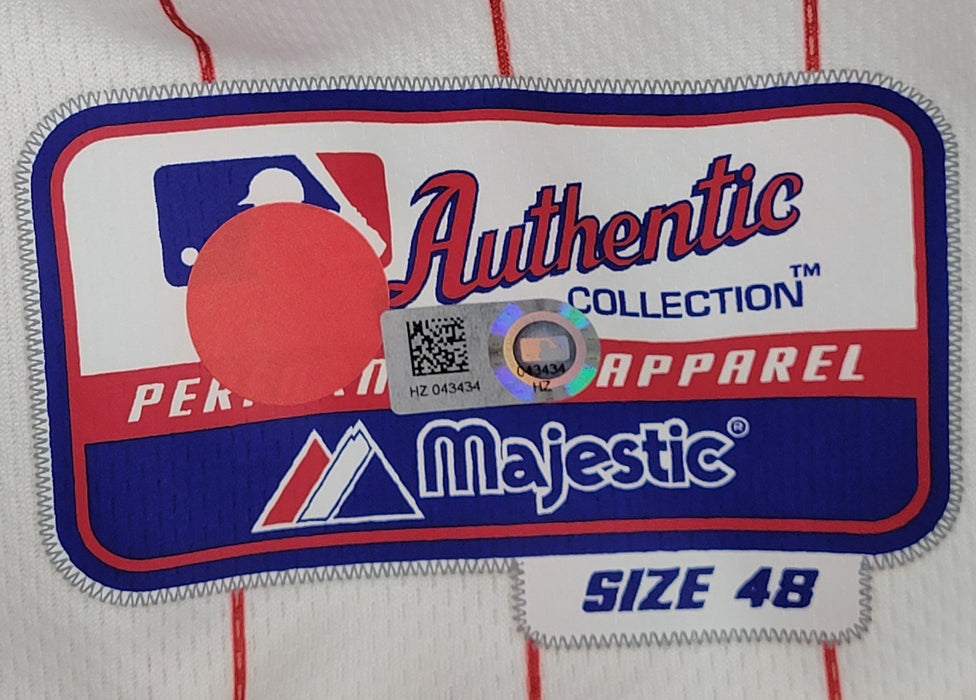 Cliff Lee Signed Authentic Philadelphia Phillies Majestic Jersey Jersey MLB Holo