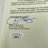Jim Thorpe 1933 Ben Harjo's All-Indian Baseball Club Team Signed Baseball JSA