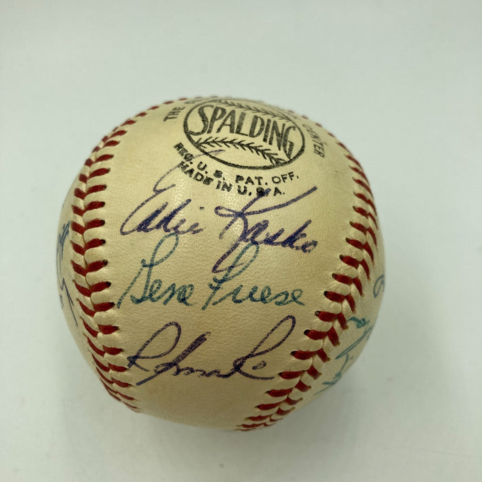 1958 St. Louis Cardinals Team Signed National League Baseball JSA COA