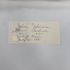Rare Jesse Haines Signed Handwritten Questionnaire Great Baseball Content JSA