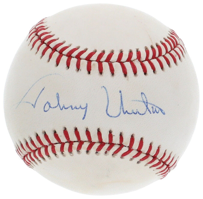 Johnny Unitas Signed American League Baseball PSA DNA NFL Colts Hall Of Fame