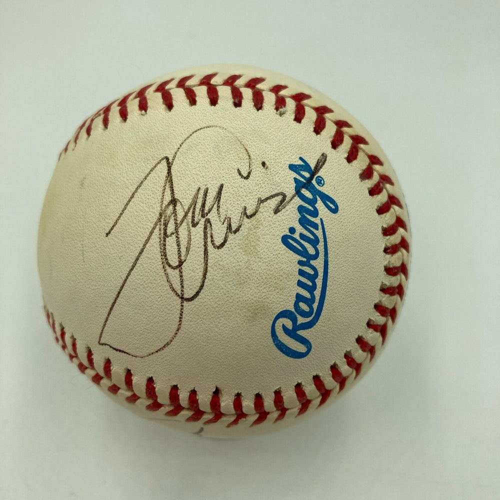 Tom Cruise & Nicole Kidman Signed American League Baseball JSA COA